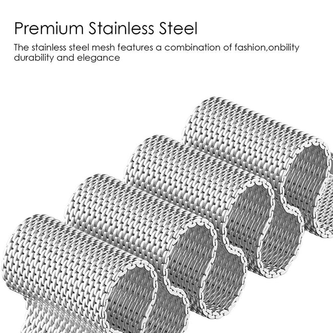 Stainless Steel Loopback Metal Milan Magnetic Strap Main Image