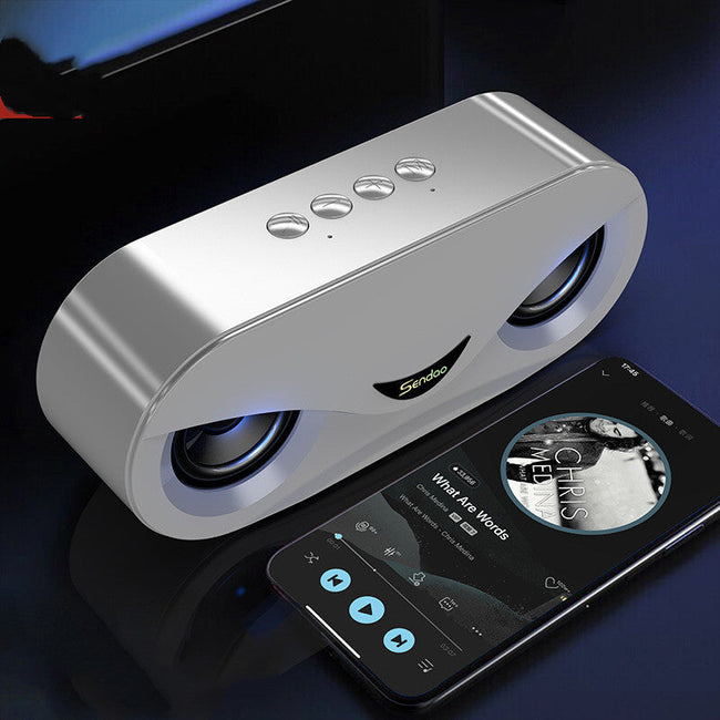 Colorful Lights Wireless Bluetooth Speaker Dual Speakers Subwoofer Hover Image