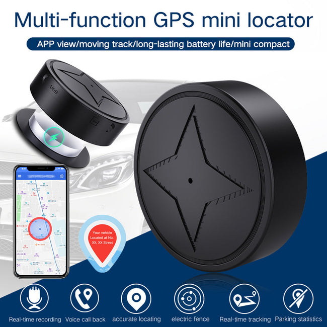 Mini GPS Tracker Strong Magnetic Mount Car Motorcycle Truck Trackers Vehicle Realtime Tracking Locator Anti-lost GPS Tracker Hover Image