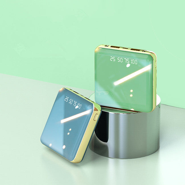 Mirror portable mobile phone power bank Hover Image