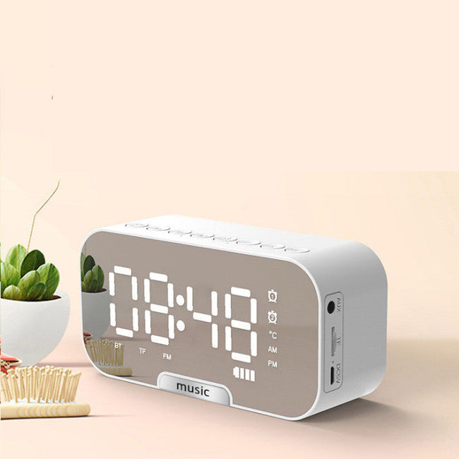 Portable Mirror Clock Alarm Clock Main Image