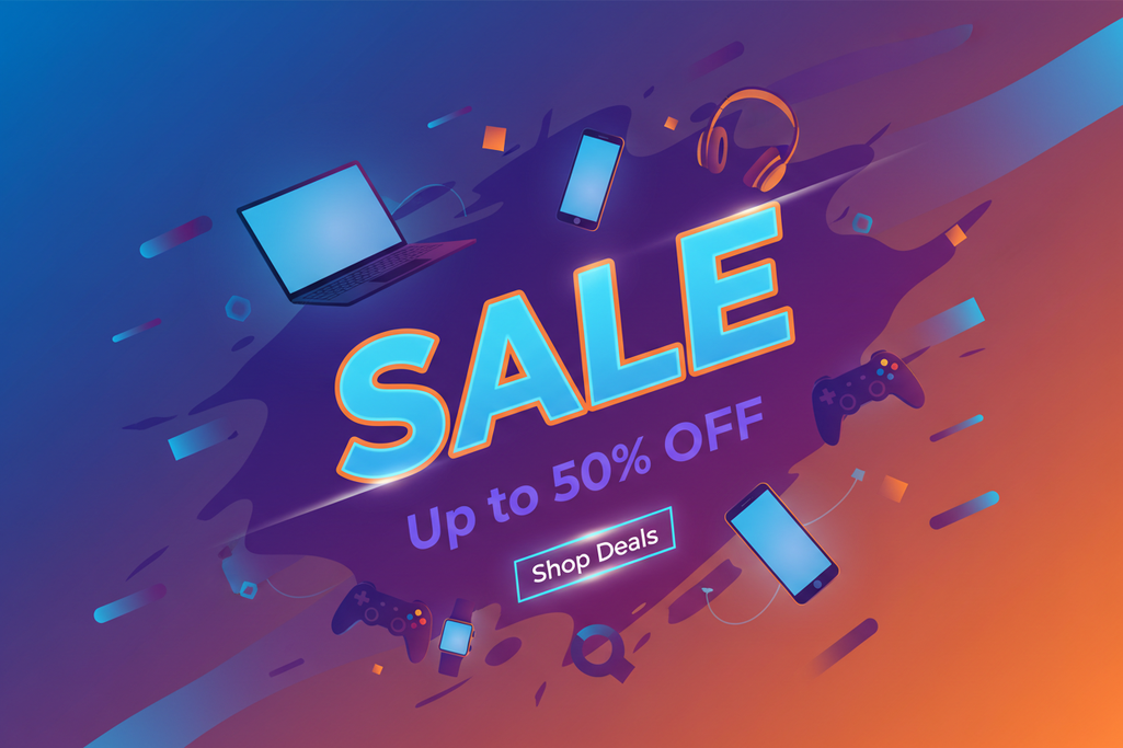 Sale Banner - Up to 50% OFF